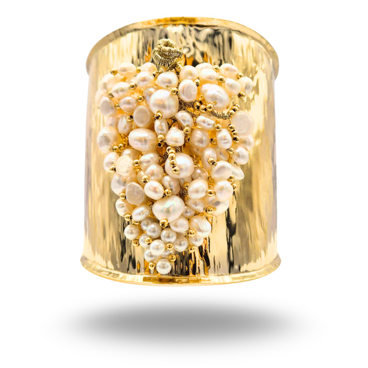 Bracelet en Acier avec Pierres Naturelles - Variante Marron